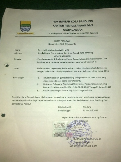 Contoh Surat Keterangan Usaha Kota Bandung